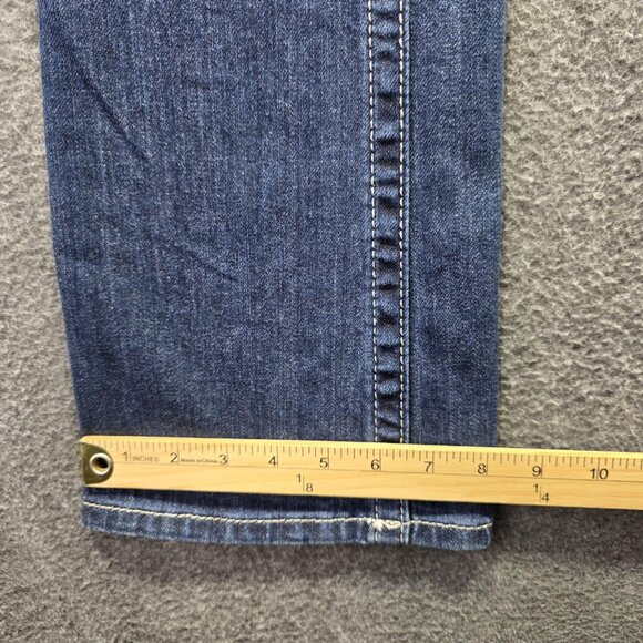 Miss Me Jeans Womens 27 Blue Bootcut JS5014B61 Embellished Flap Pockets Denim - Picture 11 of 11